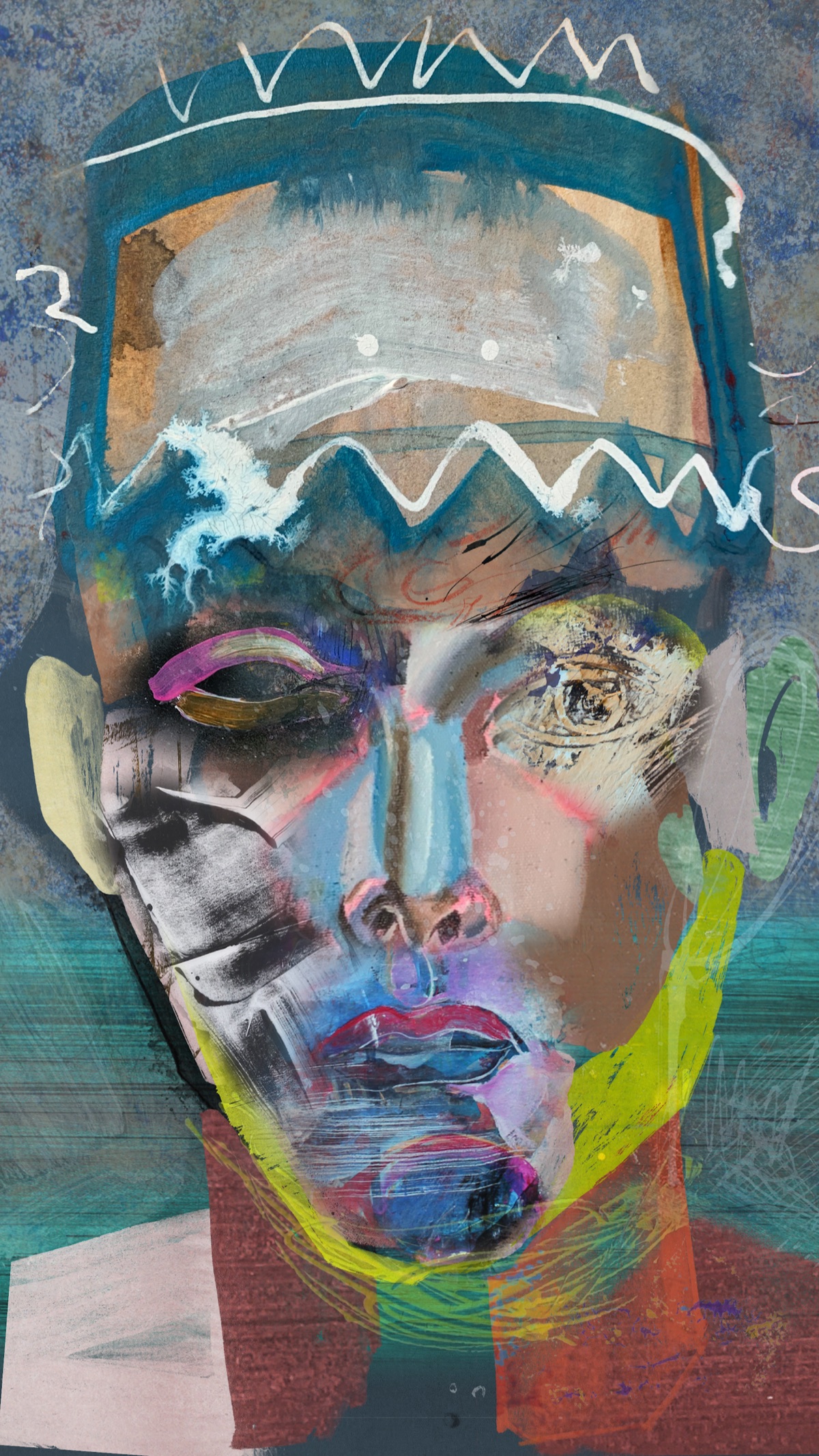 Slow Intelligence — unique art print UB024-001