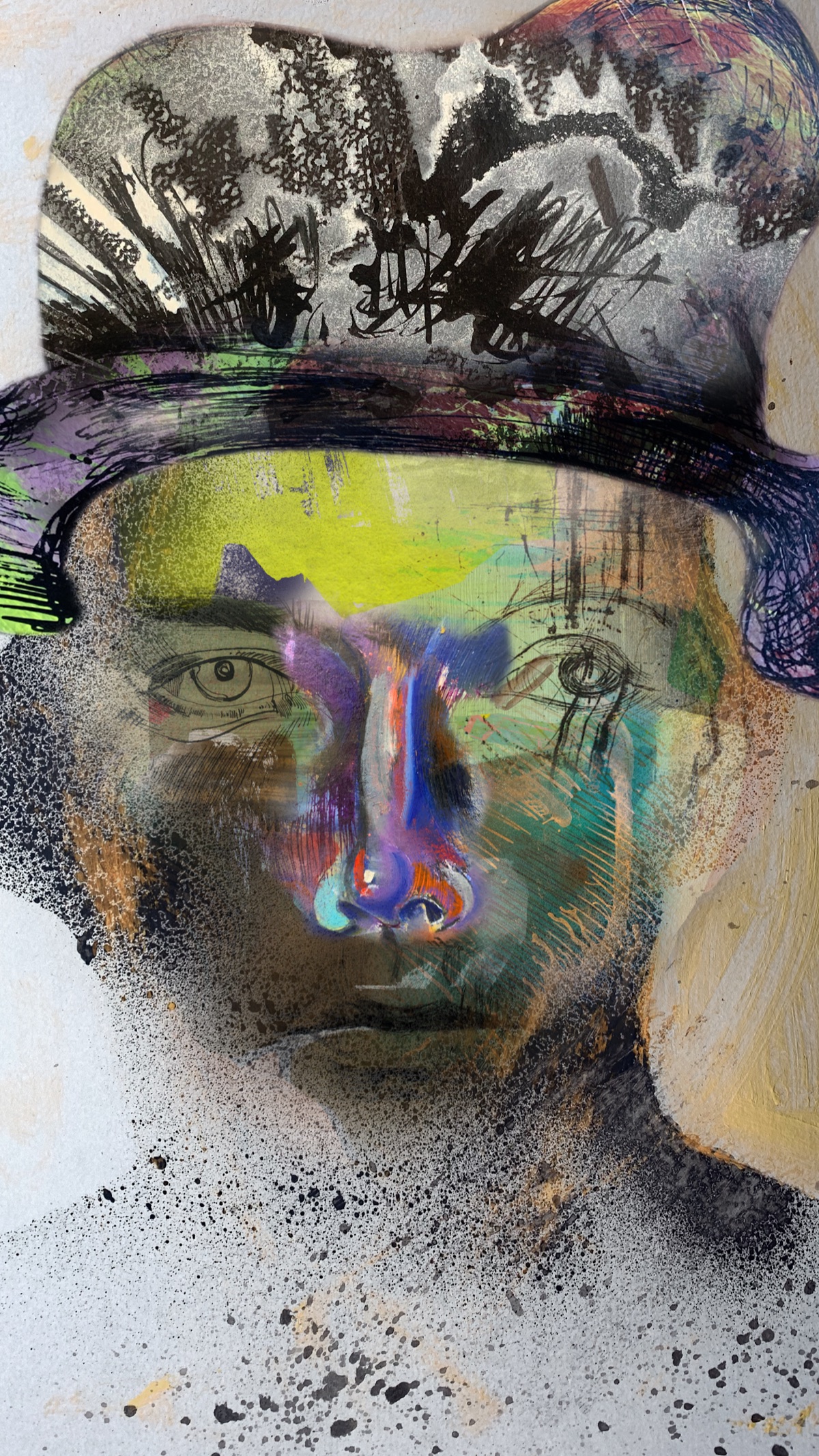 Horizon in the Body — unique art print UB058-001