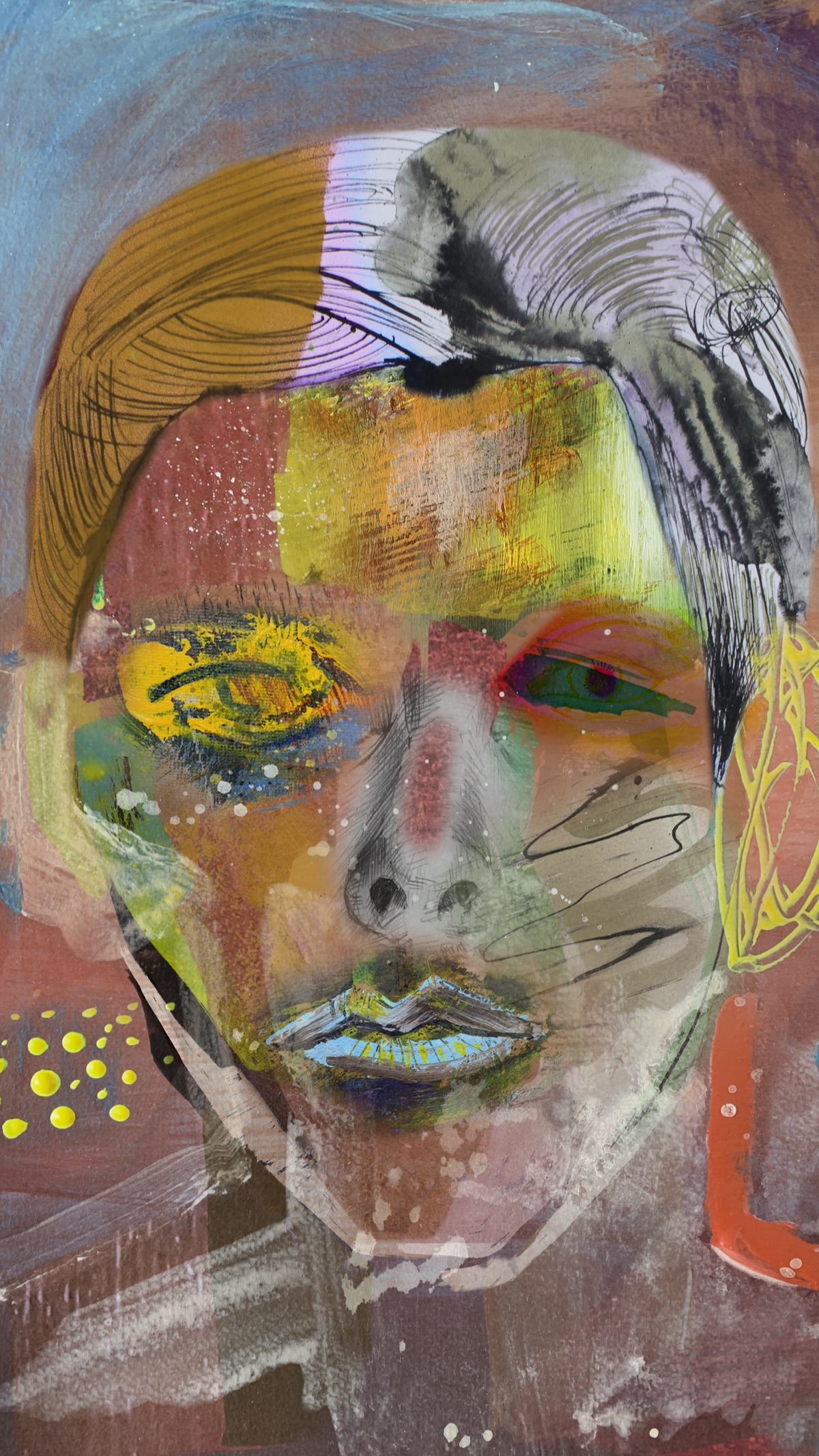 Synthetic Tenderness — unique art print UB060-001