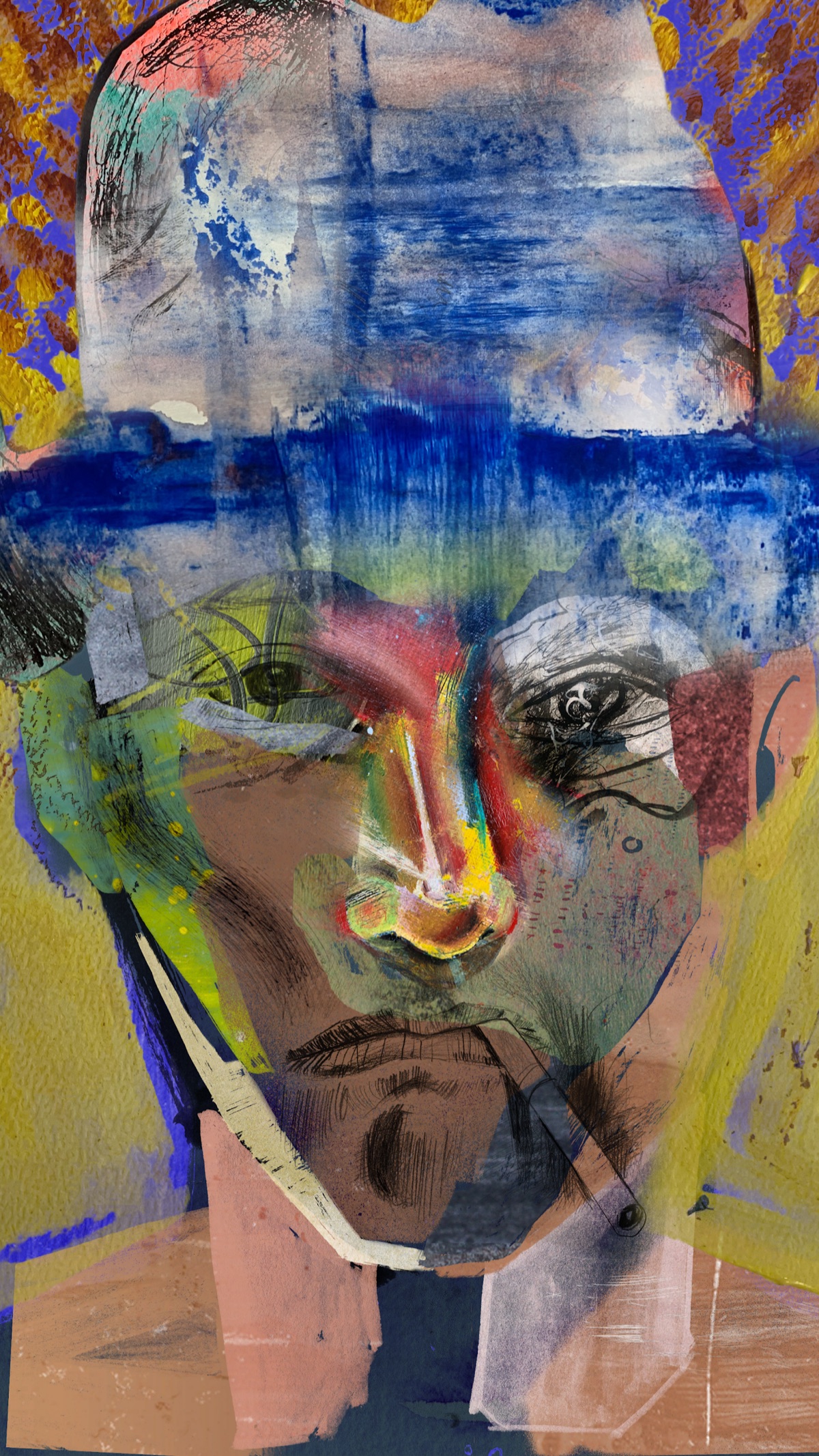 Interval Being — unique art print UB069-001