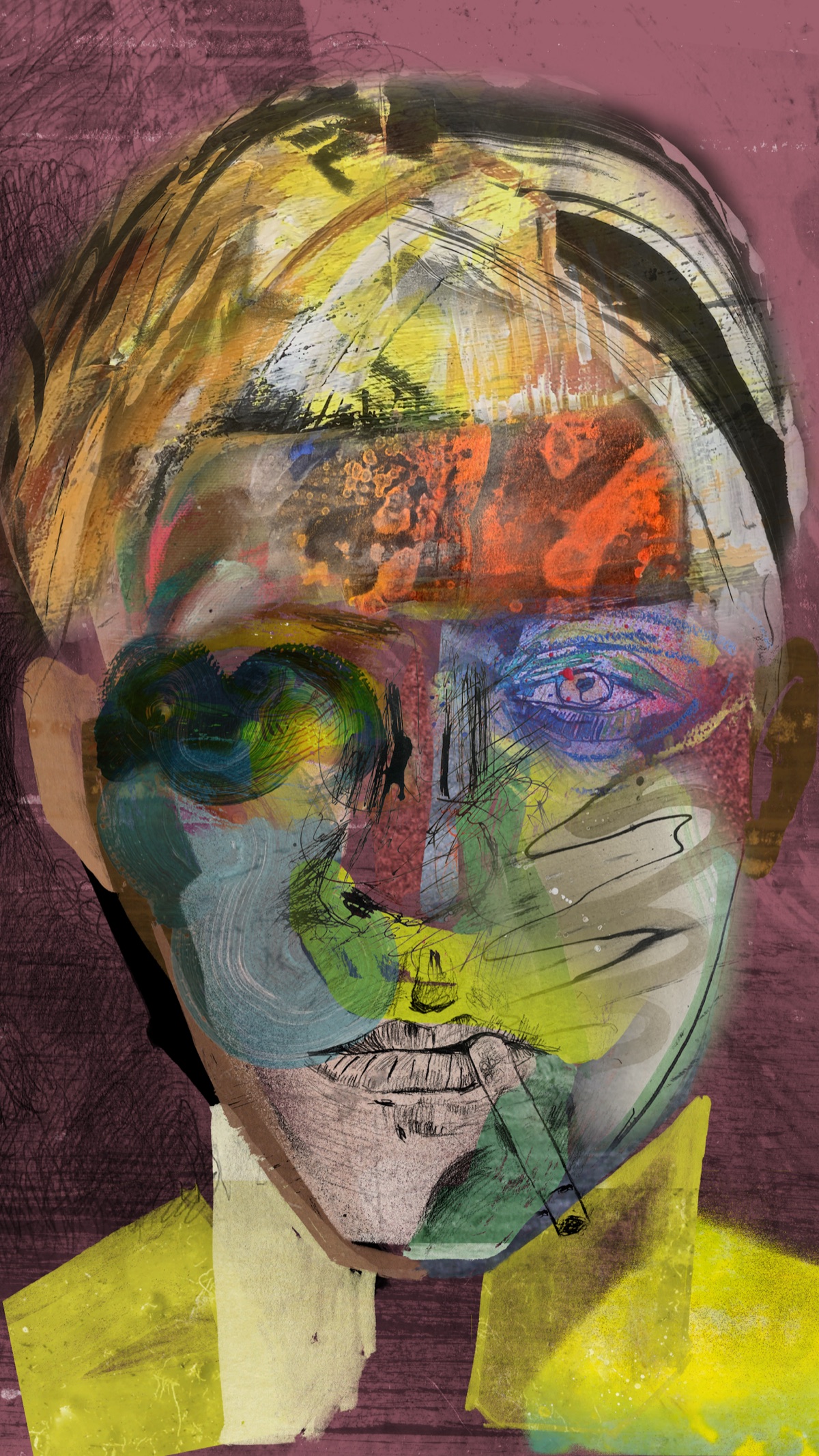 The Unfolding Witness — unique art print UB092-001