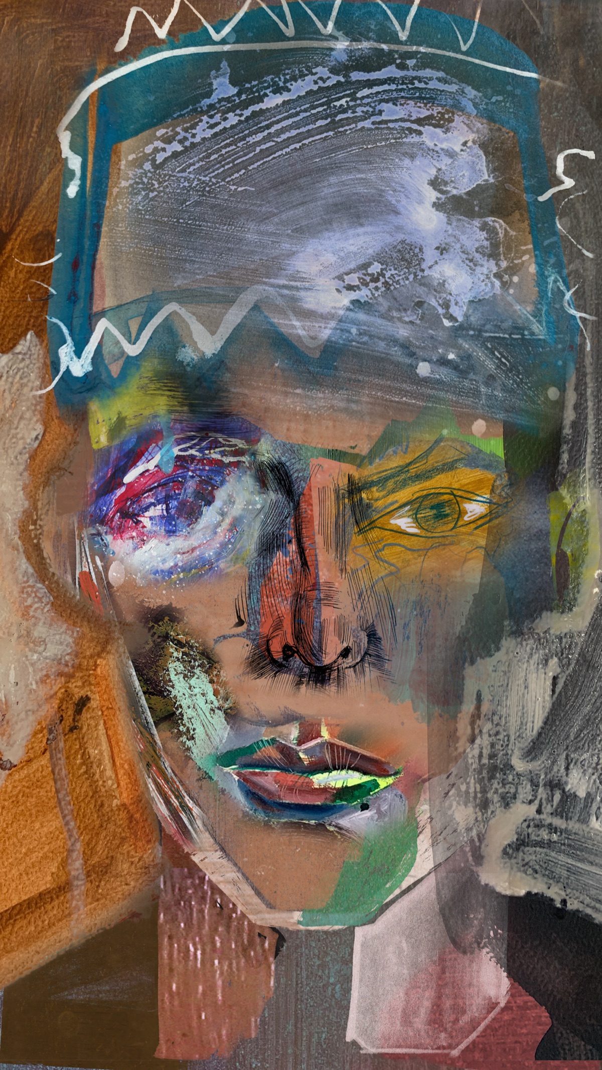 Threshold Figure — unique art print UB093-001