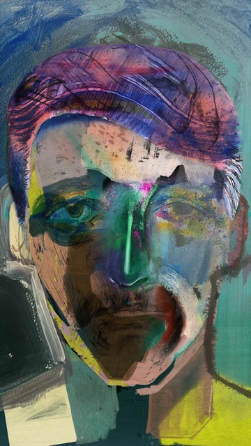Trace of a Visitor — unique art print UB012-001