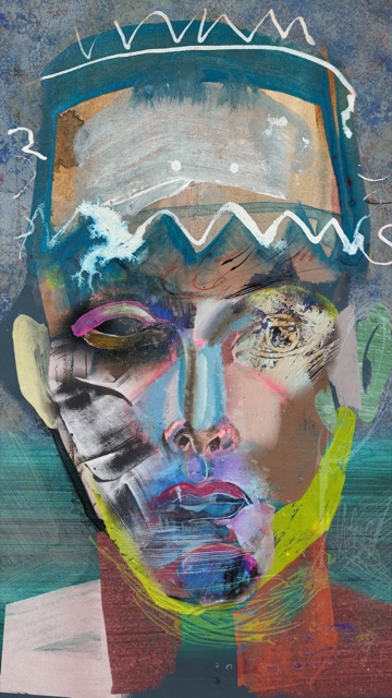 Slow Intelligence — unique art print UB024-001