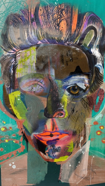 The Open Mask — unique art print UB033-001