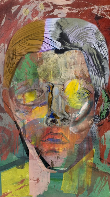 Unwritten Face — unique art print UB036-001
